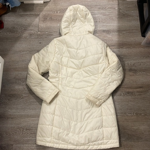 Women’s Columbia long winter jacket waitsburg in cream size medium - Picture 10 of 10